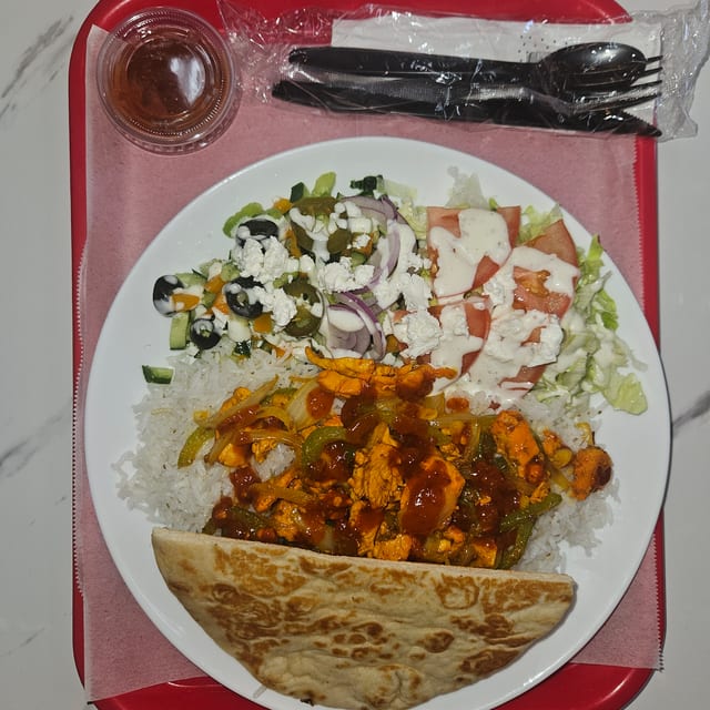 Chicken Over Rice.